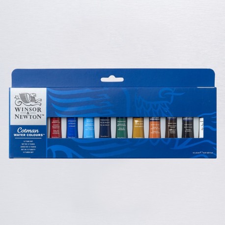 Watercolor Winsor Newton Cotman S. Paint Tube Set 12X8ml