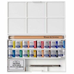 Watercolor Winsor Newton Cotman Compact Set (14 colors)