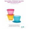 Tupperware Renkli Buzdolabı Kapları 3'lü Set