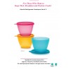 Tupperware Renkli Buzdolabı Kapları 3'lü Set