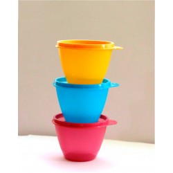 Tupperware Renkli Buzdolabı Kapları 3'lü Set