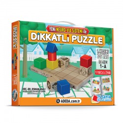 Dikkat Puzzle İlk Adım 2-7 Yaş