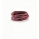 Leather Pink Long Bracelet