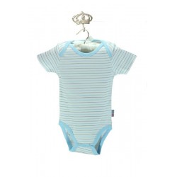 Baby Center Yarım Kollu Çizgili Badi