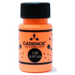 Orange 580 Night Glowing Highlighter Color Paint 50ml Cadence