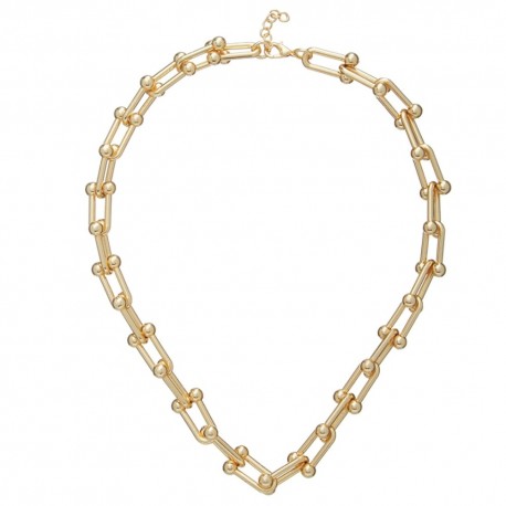 Gold Thick Chain Short Necklace