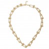 Gold Thick Chain Short Necklace
