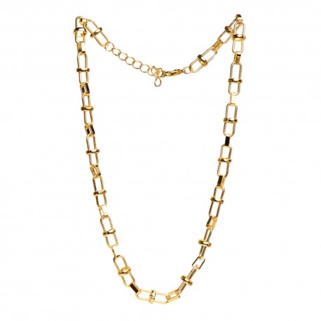 Thick Chain Gold Short Necklace