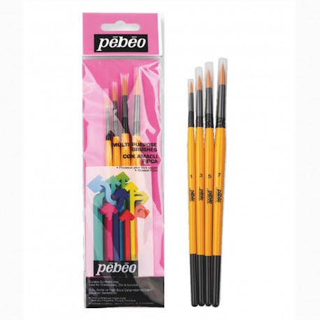 Pebeo Multi Purporse Brushes 1 Set