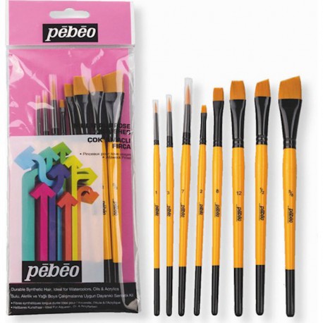 Pebeo Multi Purporse Brushes 6 Set