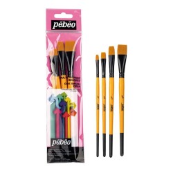 Pebeo Multi-Purpose Brush Set 10