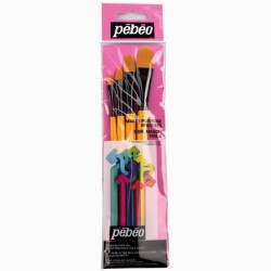 Pebeo Multi-Purpose Brush Set 11