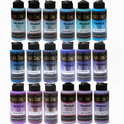 Cadence Premium Acrylic Paint Blue And Purple Tints 120ml