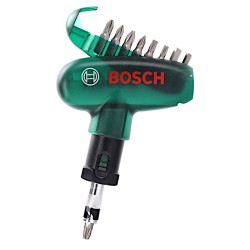 Bosch Dıy Cırcırlı Tornavida Ve 9 Parça Vidalama Ucu