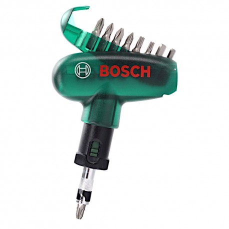 Bosch Diy Ratchet Screwdriver And 9 Piece Screwdriver Bit