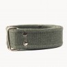 Green Bandolier Silver Color Double Rectangular Shaped Buckle Belt