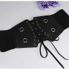 Gothic Thick Corset Model Quadruple Large Stud Elastic Belt