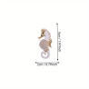 FashionMoon Fashion Parrot Brooch with Imitation Pearls and Rhinestones