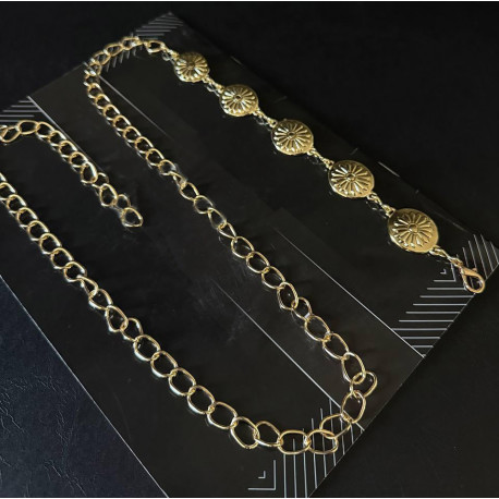 Women's Metal Starfish Waist and Body Chain - Elegant Gold-Tone Beach Jewelry, Versatile Accessory, Elegant Design Belt