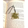 Black Stylish Cat Pattern Bookmark