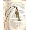Black Stylish Cat Pattern Bookmark
