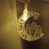 Ramadan Crescent Moon Design Ramadan Decoration 20 LED USB Lights