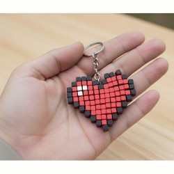 Kalp Figürlü Stres Yok Eden Kalp Çanta Bag Charm Süsü