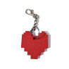 Heart-Shaped Stress Relief Heart Bag Charm Ornament