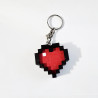 Heart-Shaped Stress Relief Heart Bag Charm Ornament