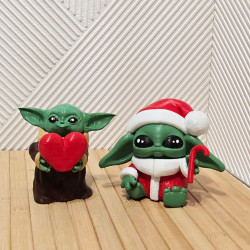 3D Baby Yoda Figures